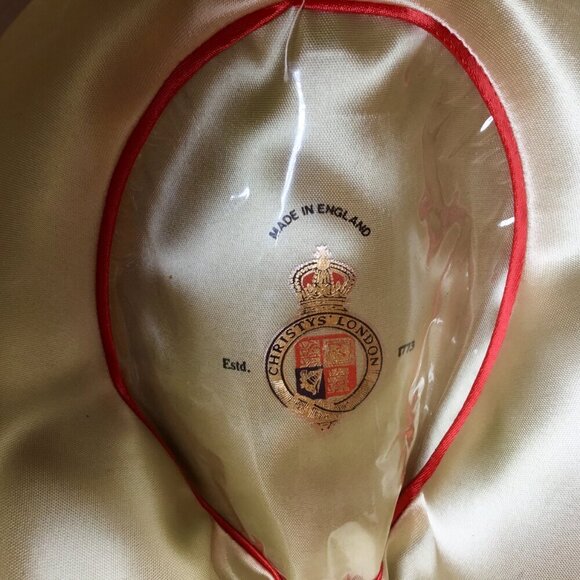 Worth & Worth Christy's London Fine Fur Felt NWOT Fedora Black 7 3/8 England - Picture 10 of 16